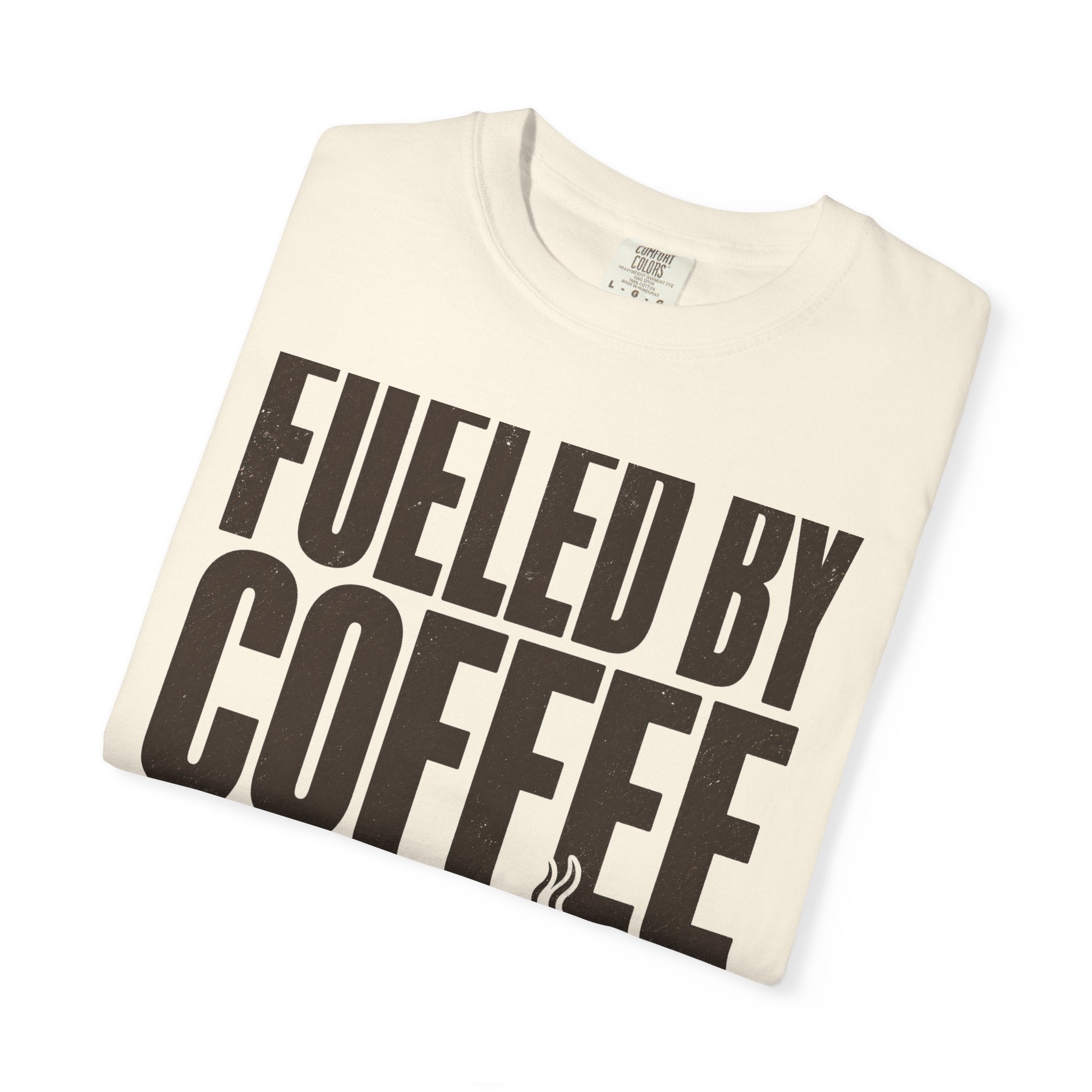 Fueled By Coffee And Chaos Funny Teacher Shirt | Comfort Colors Tee