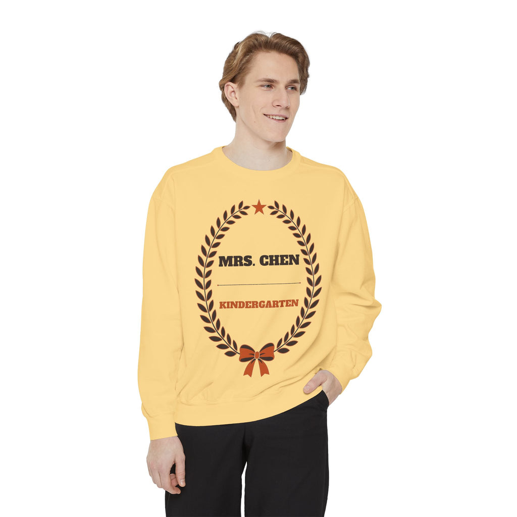 Personalized Teacher Sweatshirt with Name | Comfort Colors Crewneck