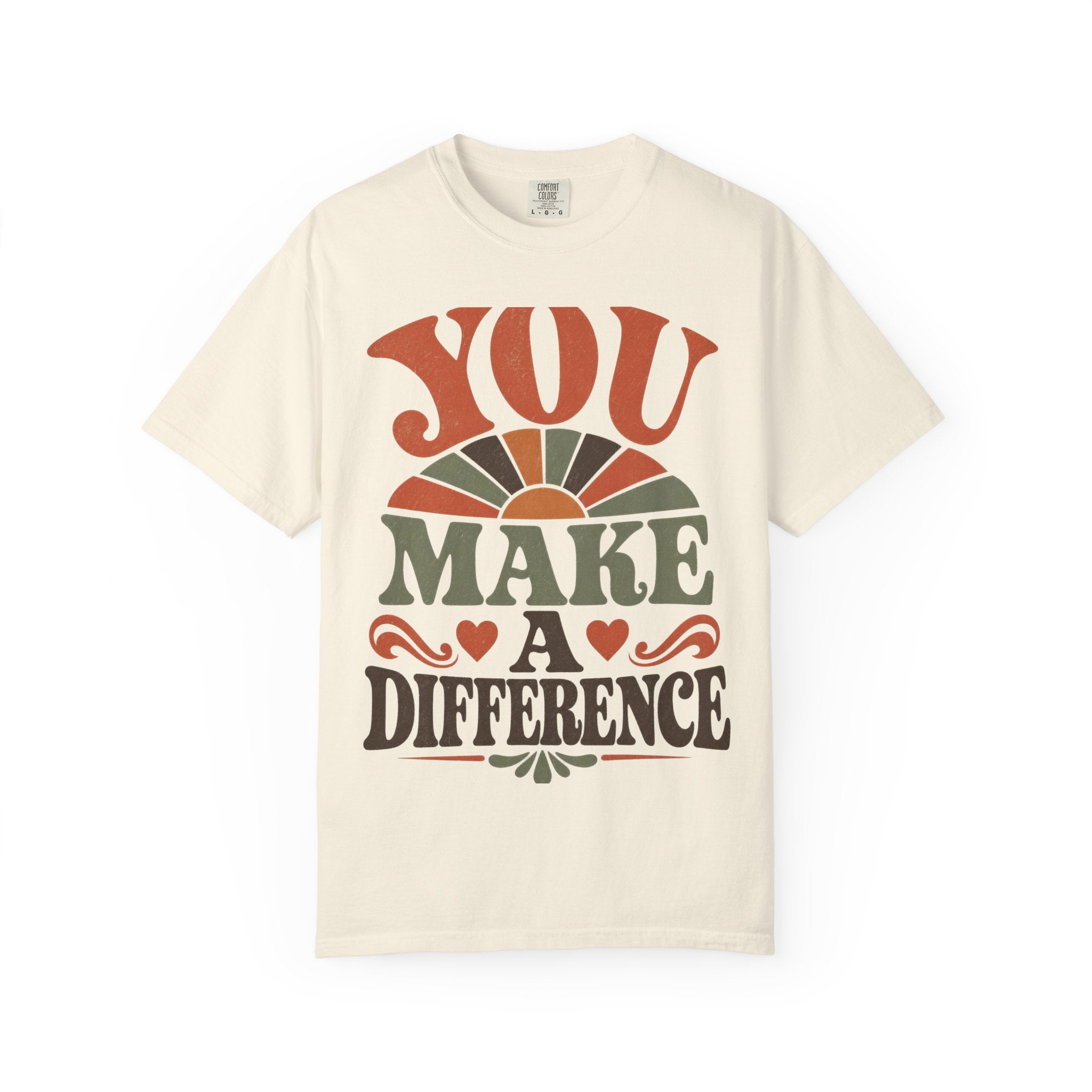 Teacher Appreciation Shirt You Make A Difference | Comfort Colors Tee