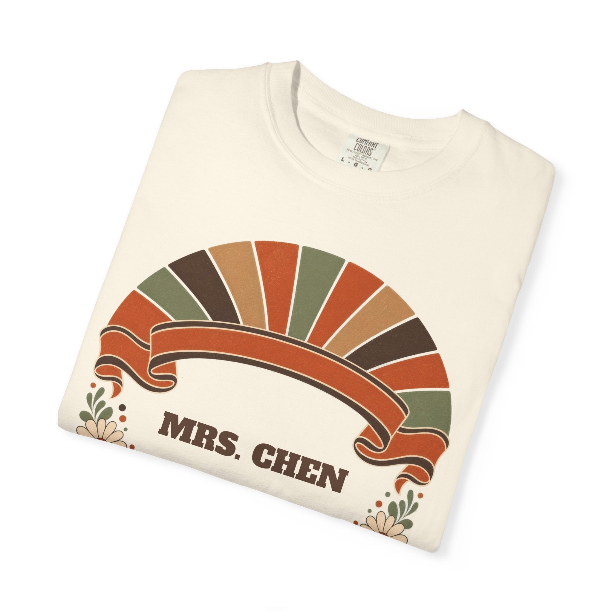 Personalized Teacher Shirt with Name | Retro Comfort Colors Tee