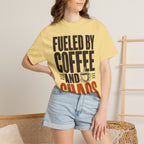 Fueled By Coffee And Chaos Funny Teacher Shirt | Comfort Colors Tee