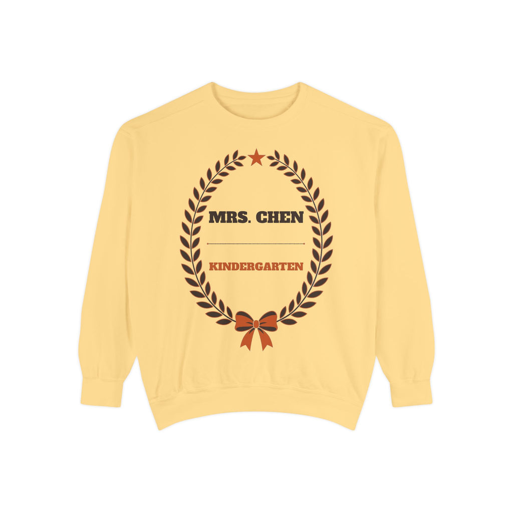 Personalized Teacher Sweatshirt with Name | Comfort Colors Crewneck