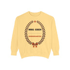 Personalized Teacher Sweatshirt with Name | Comfort Colors Crewneck