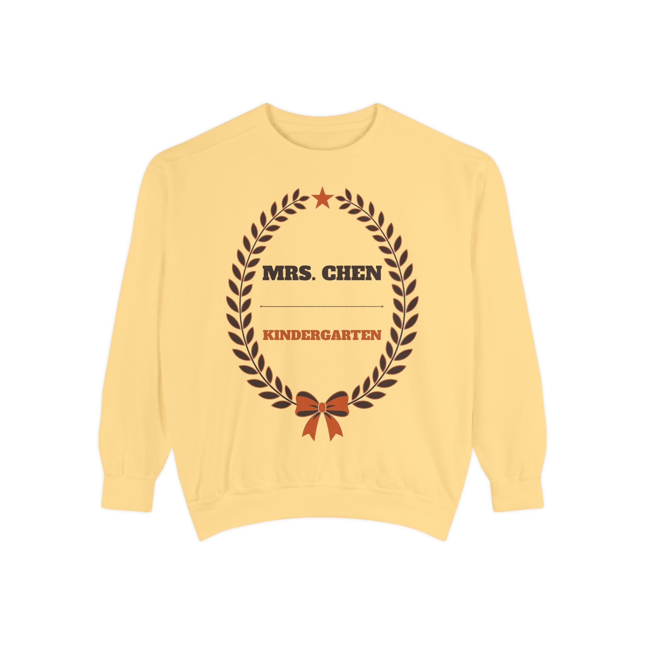 Personalized Teacher Sweatshirt with Name | Comfort Colors Crewneck