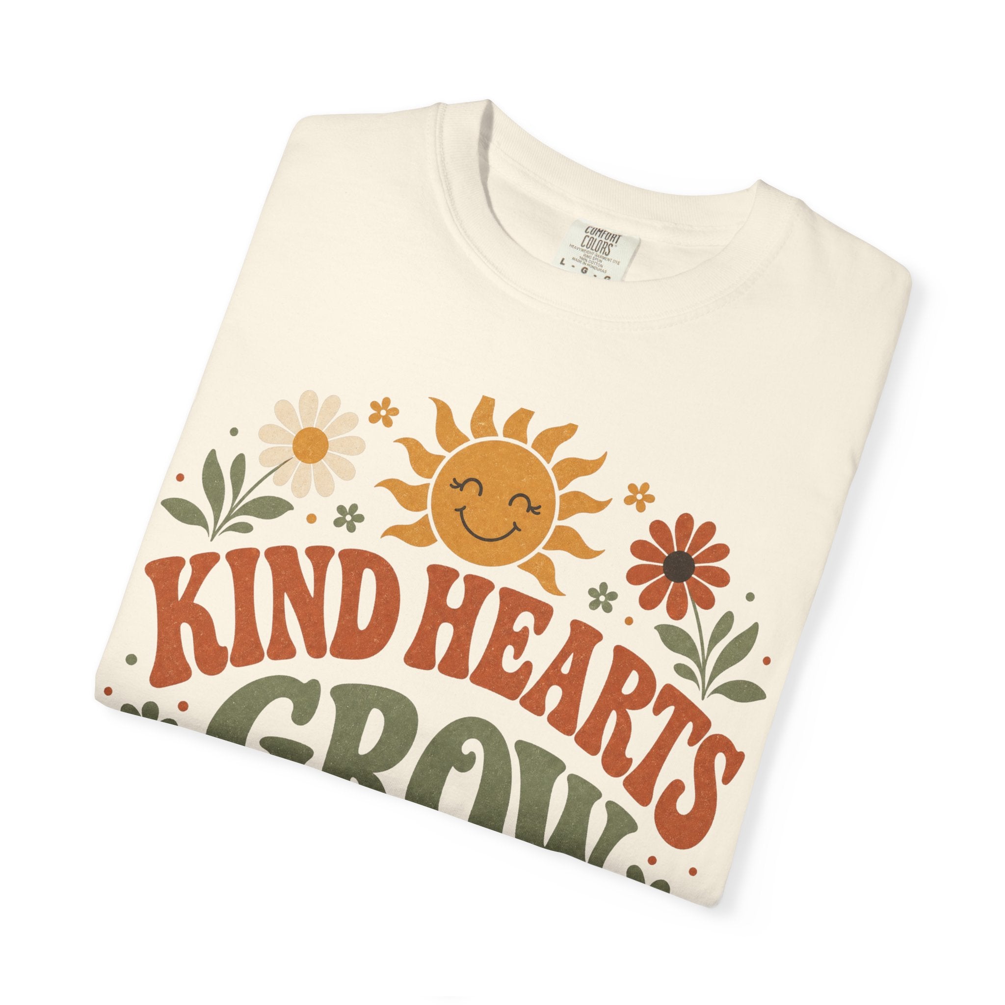 Cute Teacher Shirt Kind Hearts Grow Here | Comfort Colors Tee