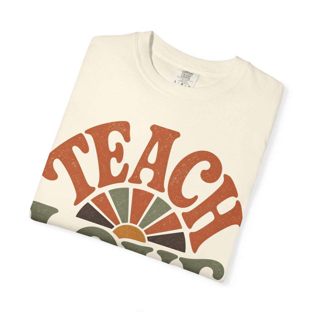 Teach Love Inspire Retro Teacher Shirt | Comfort Colors Tee