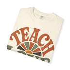 Teach Love Inspire Retro Teacher Shirt | Comfort Colors Tee
