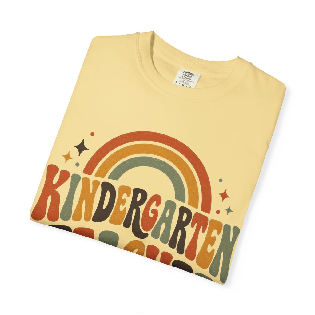 Kindergarten Teacher Shirt | Retro Comfort Colors Tee