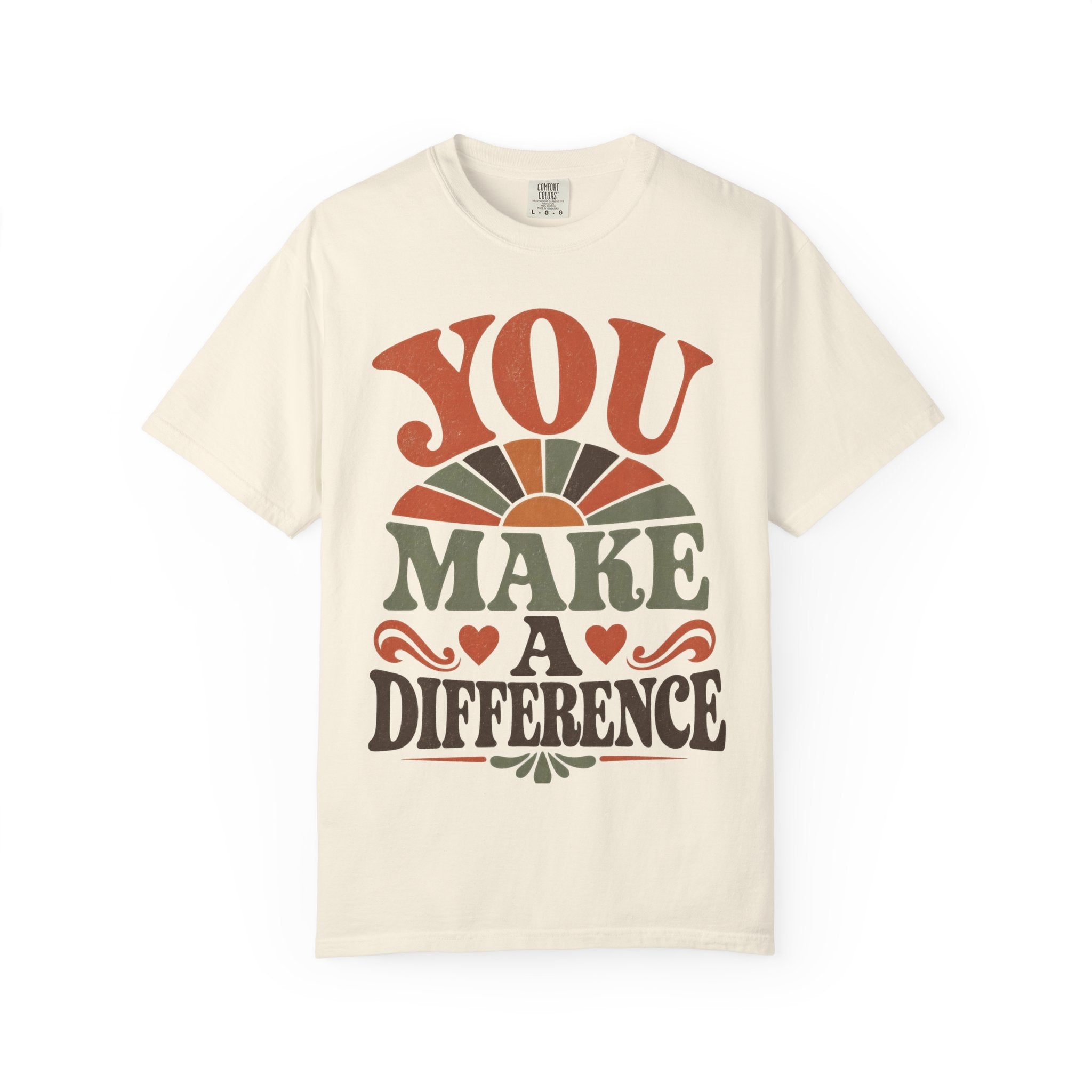 Teacher Appreciation Shirt You Make A Difference | Comfort Colors Tee