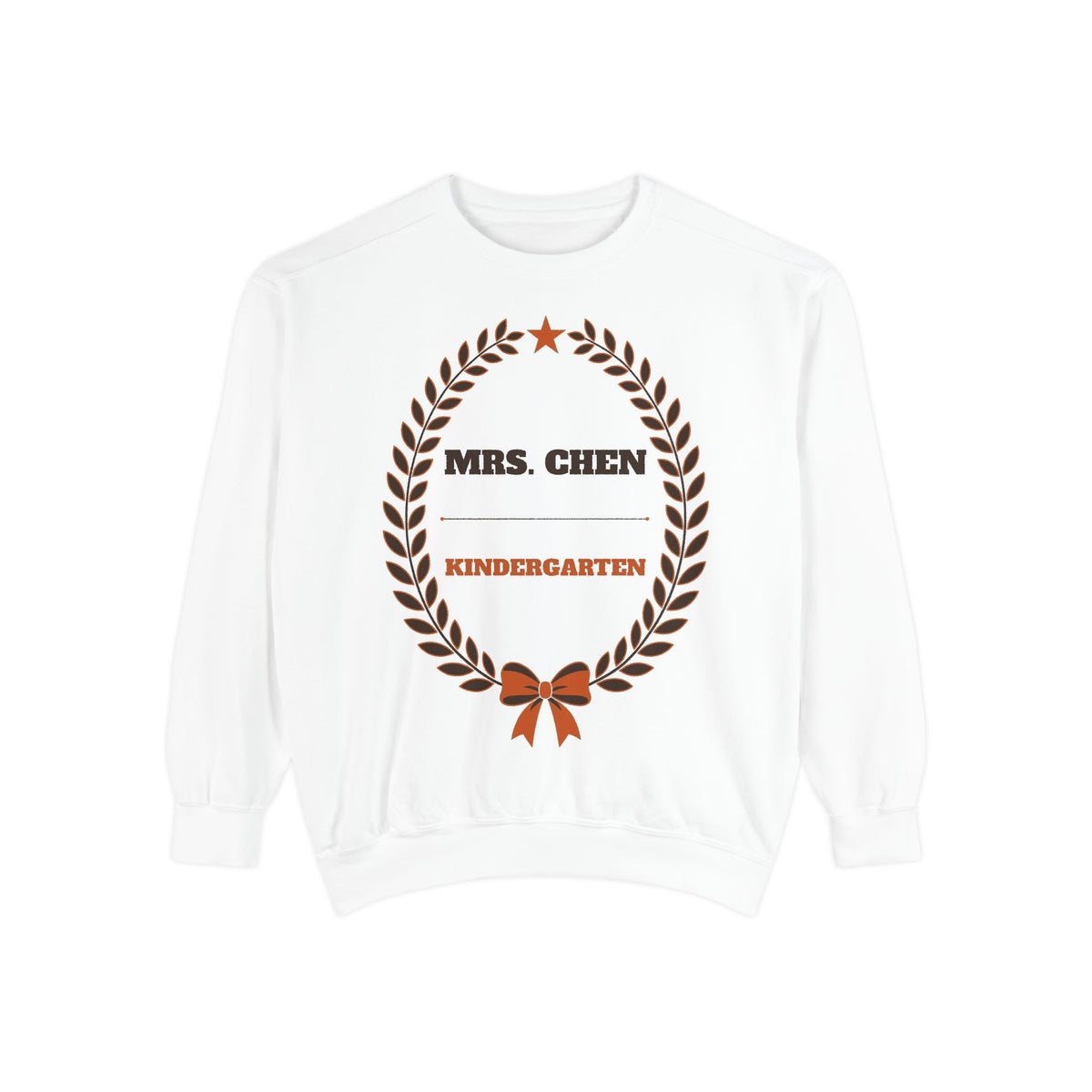 Personalized Teacher Sweatshirt with Name | Comfort Colors Crewneck