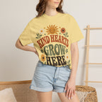 Cute Teacher Shirt Kind Hearts Grow Here | Comfort Colors Tee