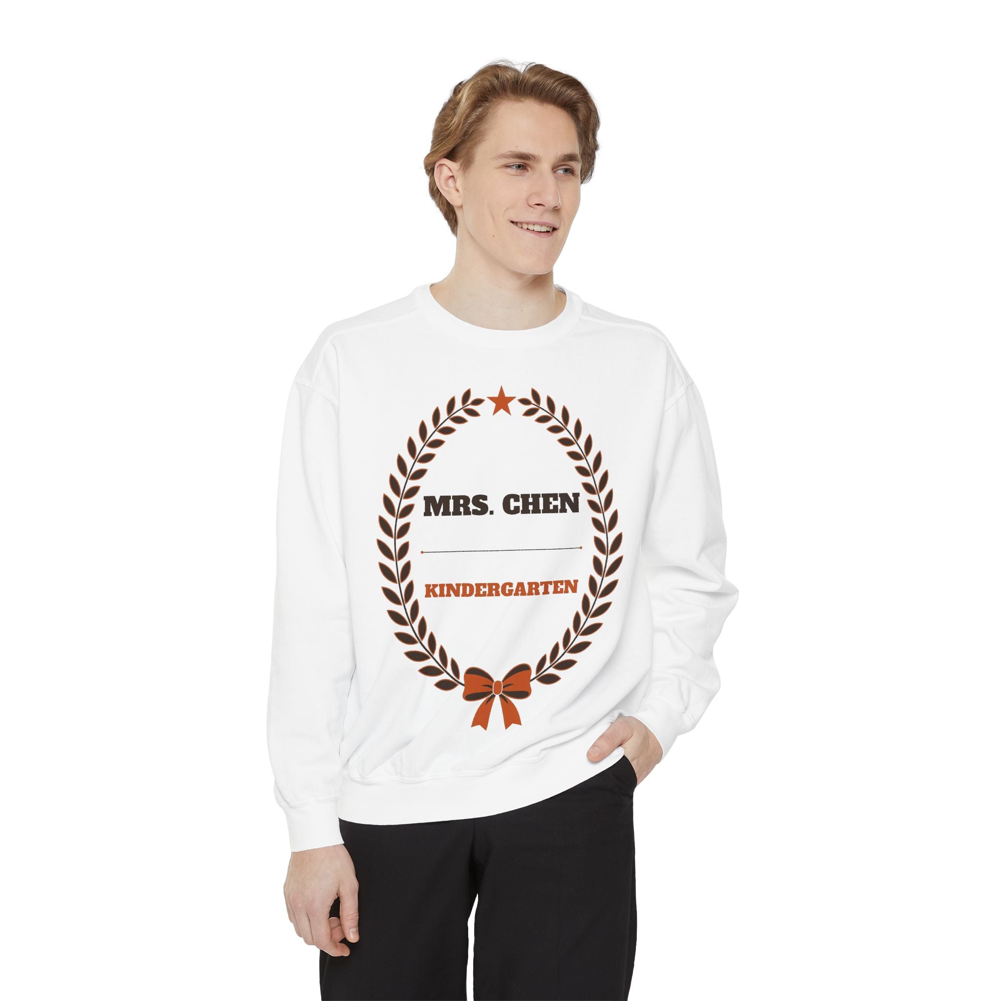 Personalized Teacher Sweatshirt with Name | Comfort Colors Crewneck