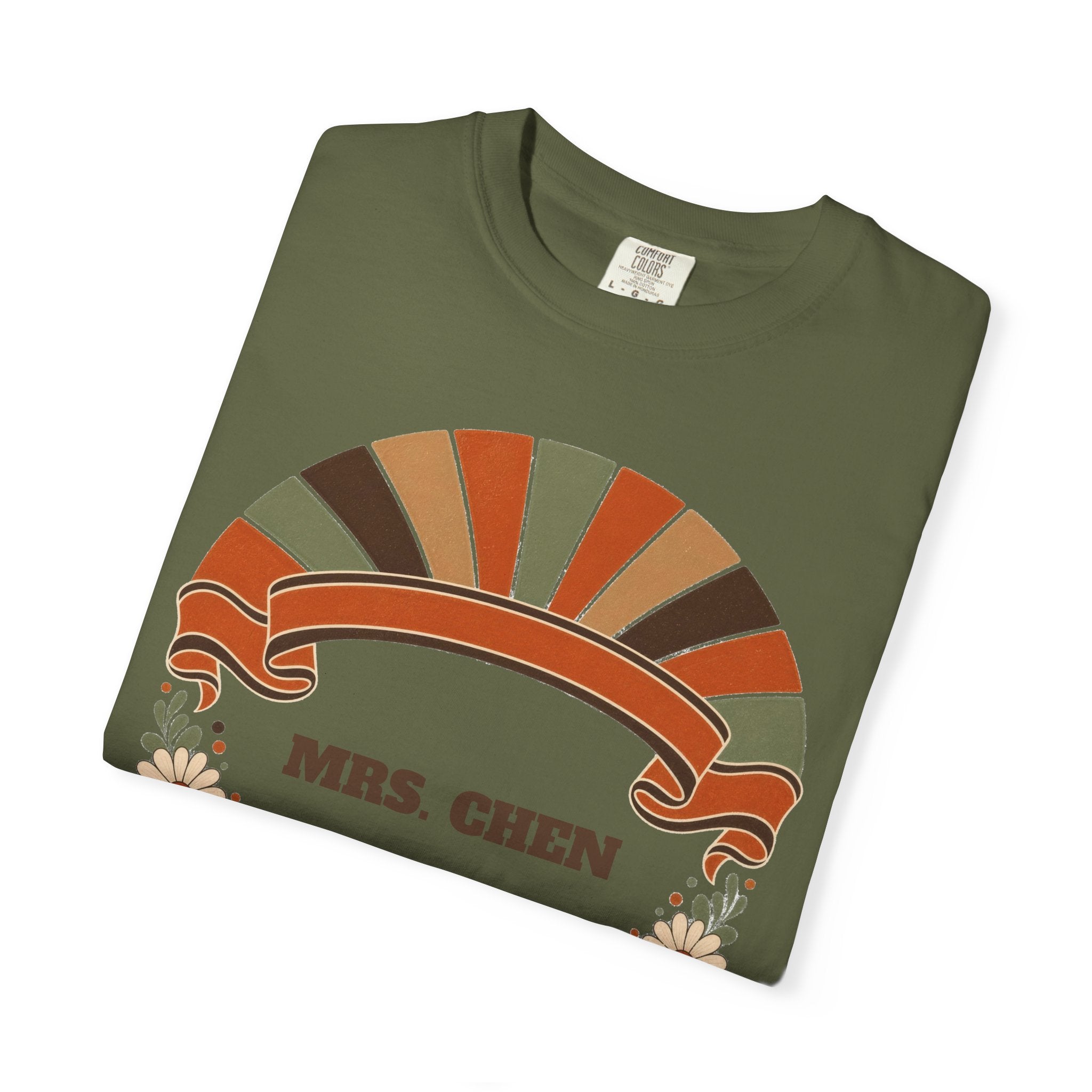 Personalized Teacher Shirt with Name | Retro Comfort Colors Tee