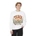 Teach Kindness Retro Teacher Sweatshirt | Comfort Colors
