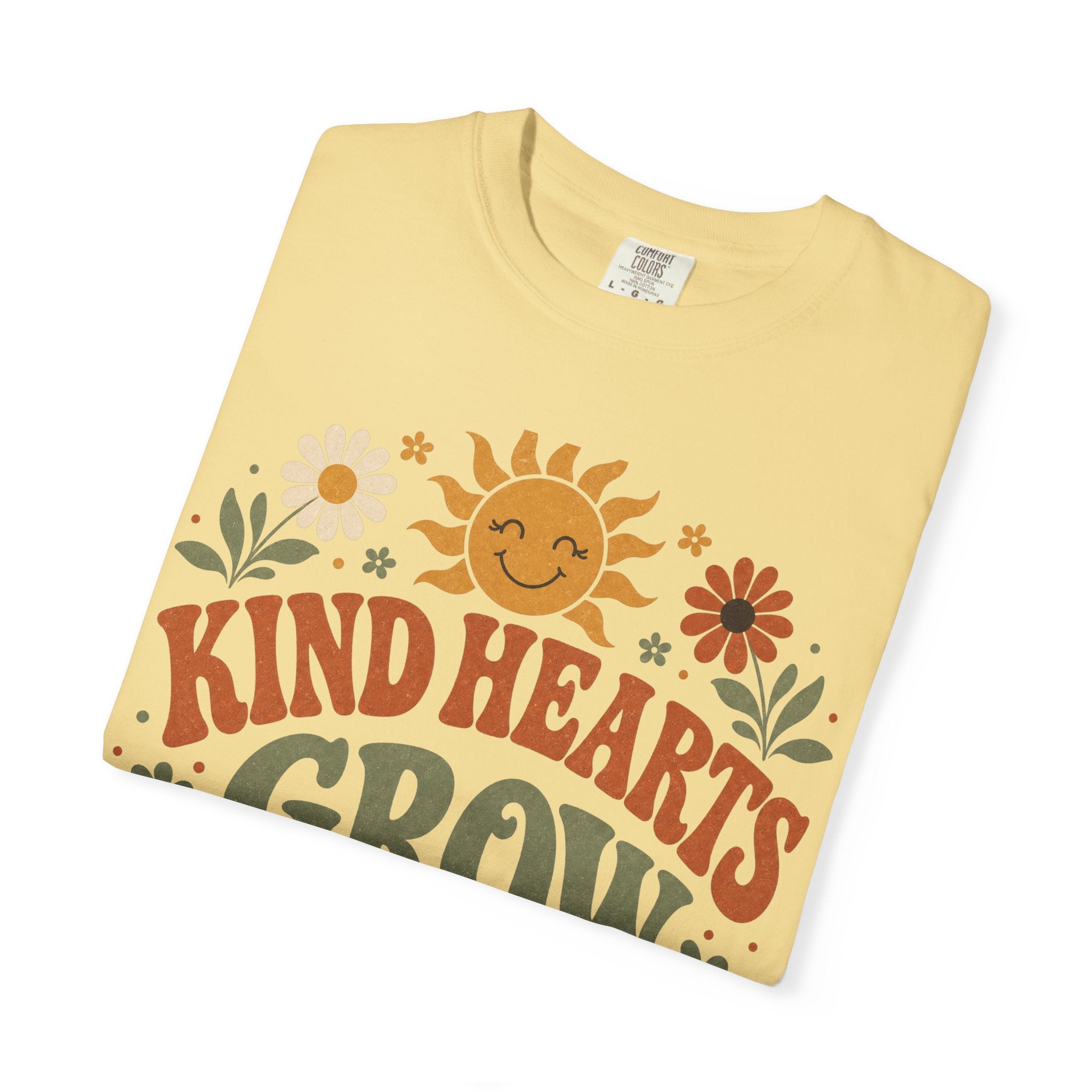 Cute Teacher Shirt Kind Hearts Grow Here | Comfort Colors Tee