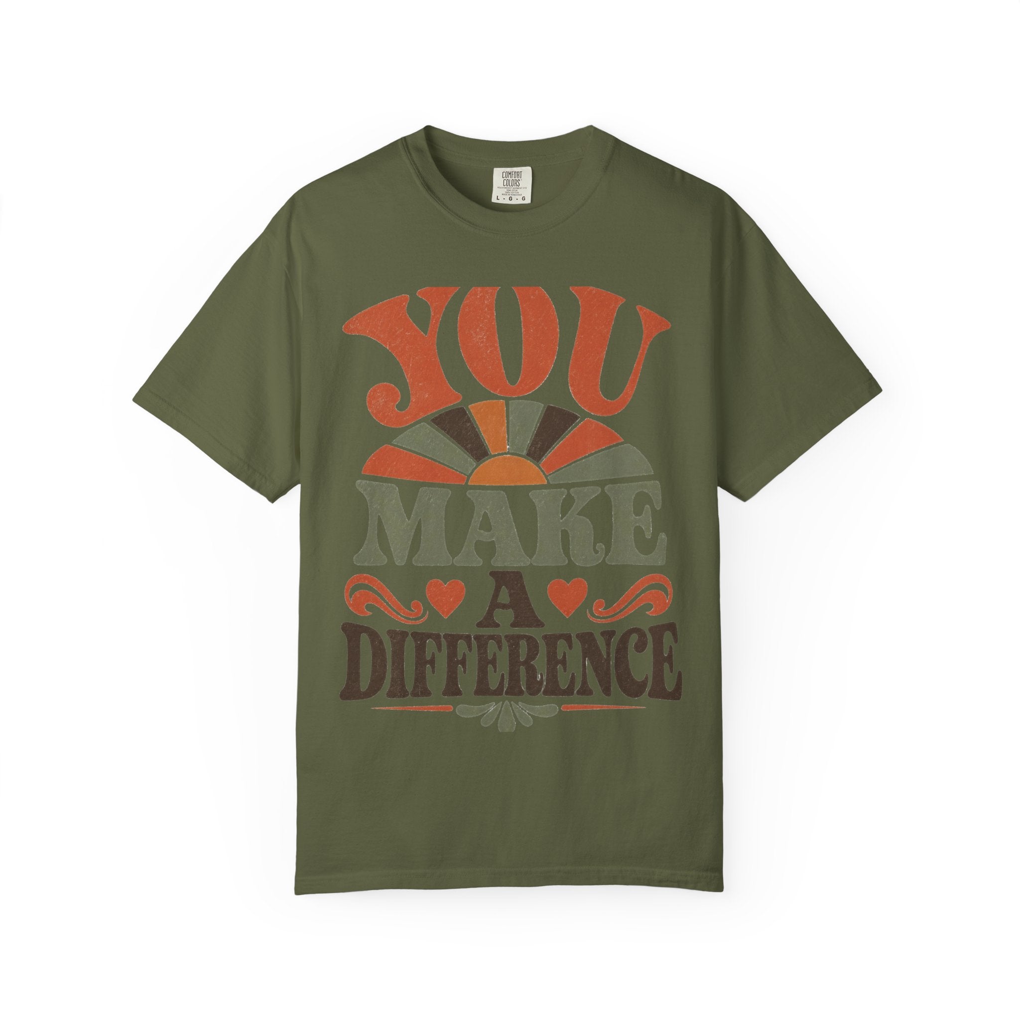 Teacher Appreciation Shirt You Make A Difference | Comfort Colors Tee