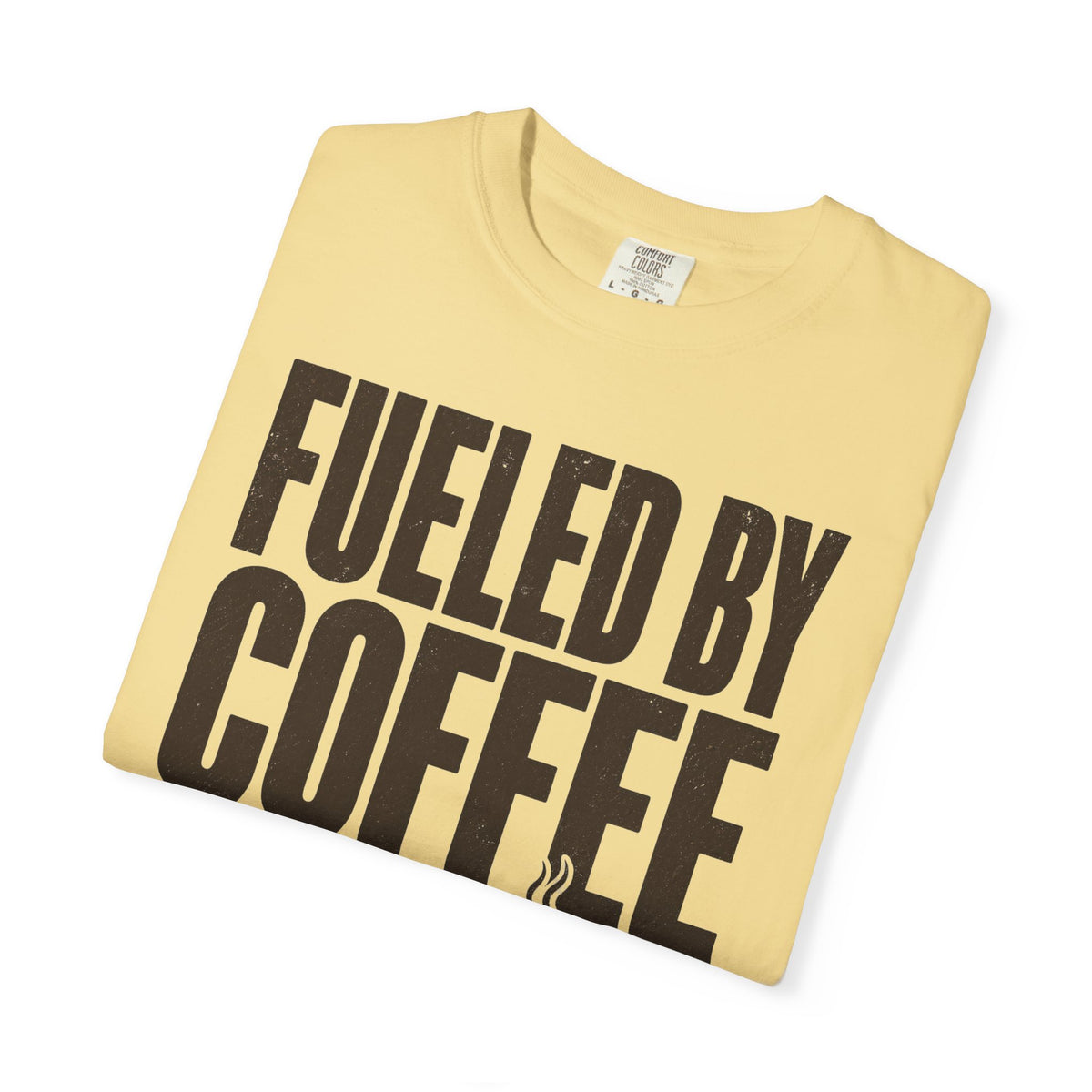 Fueled By Coffee And Chaos Funny Teacher Shirt | Comfort Colors Tee