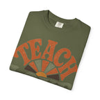 Teach Love Inspire Retro Teacher Shirt | Comfort Colors Tee