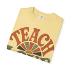 Teach Love Inspire Retro Teacher Shirt | Comfort Colors Tee