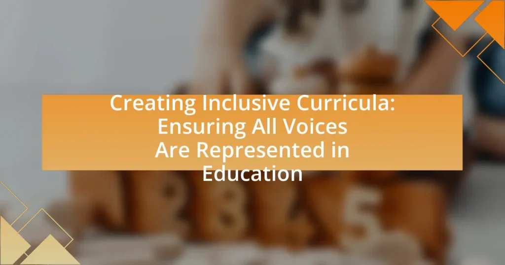 Creating Inclusive Curricula: Ensuring All Voices Are Represented in Education